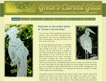 Tablet Screenshot of gretescarvedglass.com